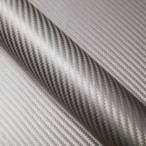 Dimexact - Covering carbone gris anthracite pour toutes surfaces - 152 cm x 2.5 m - En Rouleau
