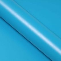 Covering bleu turquoise mat pour toutes surfaces - Haute finition - 152 cm x 1.5 m - En Rouleau - Dimexact