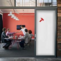 Dimexact - Film dépoli blanc combiné sécurité - 75 cm x 5 m - En Rouleau