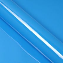 Covering bleu ciel brillant pour toutes surfaces - Haute finition - 152 cm x 1.5 m - En Rouleau - Dimexact
