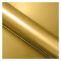 Dimexact - Vinyle covering or brillant pour toutes surfaces - 152 cm x 1.5 m - En Rouleau