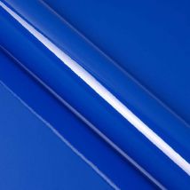 Covering bleu saphir brillant pour toutes surfaces - Haute finition - 152 cm x 0.5 m - En Rouleau - Dimexact
