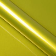 DIMEXACT - Covering jaune brillant métallisé pour toutes surfaces - Haute finition - 152 cm x 0.5 m - En Rouleau