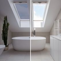 Film anti chaleur repositionnable pour velux - alu foncé - 120 cm x 1.5 m - En Rouleau - Dimexact