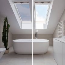 Dimexact - Film anti chaleur pour velux - alu clair - 75 cm x 1.5 m - En Rouleau