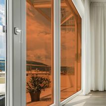 Film couleur orange transparent - 152 cm x 2.5 m - En Rouleau - Dimexact