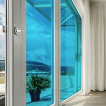 Dimexact - Film couleur bleu transparent - 61 cm x 5 m - En Rouleau