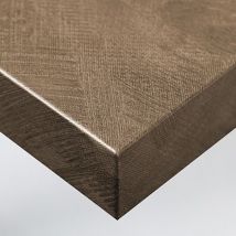 Vinyle adhésif effet tissu brun effet brossé - 122 cm x 0.5 m - En Rouleau - Dimexact