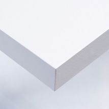 DIMEXACT - Rouleau adhésif effet cuir blanc - 122 cm x 10 m - En Rouleau