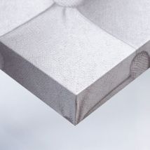 Dimexact - Vinyle adhésif effet tissu beige matelassé - 122 cm x 2 m - En Rouleau