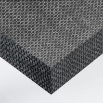 Vinyle adhésif effet tissu nid d'abeille gris - 122 cm x 0.5 m - En Rouleau - Dimexact