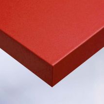 Dimexact - Papier peint autocollant rouge capucine mat - 122 cm x 1 m - En Rouleau