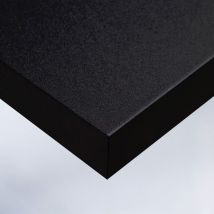 Dimexact - Papier peint adhésif noir mat Eco - 122 cm x 2 m - En Rouleau