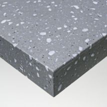 DIMEXACT - Papier peint adhésif effet terrazzo gris - 122 cm x 0.5 m - En Rouleau