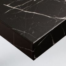 Dimexact - Rouleau adhésif effet marbre noir cendré - 122 cm x 0.5 m - En Rouleau