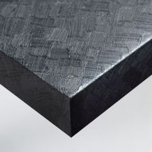 DIMEXACT - Papier peint adhésif effet charbon de bois gris sculpté - 122 cm x 10 m - En Rouleau