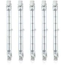 Dk - Dimmable R7s 118mm 300w Lampe De Poche Halogène Ac220-240v 5900lm J118 Projecteur Linéaire Halogène Pour Éclairage De Rue De Sécurité Paysage (