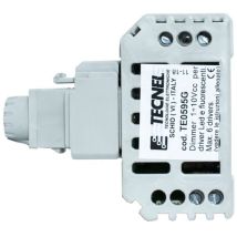 Dimmer 0/1-10vcc Passivo Con Interruttore 10a Grigio ( Tecnel Cod. Te0595g )