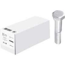 M10x80 mm 6-kant-Schraube DIN 931 8.8 galvanisch verzinkt – E-Normpro