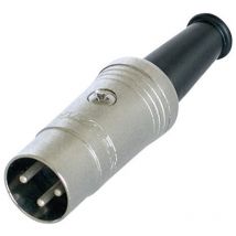 Av NYS321 DIN-Rundsteckverbinder Stecker, gerade Polzahl: 3 Schwarz 1 St. - Rean