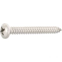 DIN7981C 5.5x 45 PH-Kreuzschlitz Edelstahl A2 Linsen-Blechschraube ISO7049