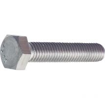 Sechskantschrauben ohne Schaft M10x120 - Maschinenschrauben, Edelstahl A2-70 - 50 Stück