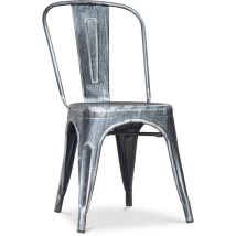 Tolix Style - Dining Chair - Industrial Design - Steel - New Edition - Stylix Industriel