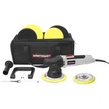 Dino Kraftpaket - Exzenterpoliermaschine 230 v 650 w 1600 - 6400 U/min 125/150 mm 9mm Hub 640296 Lucidatrice eccentrica 2