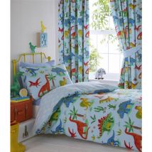 Dinosaur World Single Duvet Cover Set Bedding Quilt