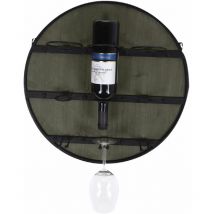 Diotec - cantinetta combinata 6 posti (3 bottiglie + 3 bicchieri) - cm. 50x50xh.13,5.