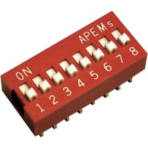 Apem - NDS-04-V NDS-04-V DIP-Schalter Polzahl 4 Standard 1 St.