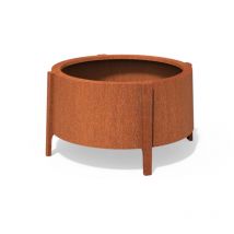 Dipott Pflanzgefäß Botan rund aus Corten-Stahl Pflanzkübel ø 100 cm