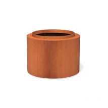 Dipott Pflanzgefäß Topic rund aus Corten-Stahl Pflanzkübel ø 80 cm
