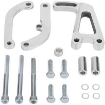 Jeffergarden Direction Assistée, Support de Montage de Pompe de Direction Assistée en Alliage D'aluminium Poli Compatible avec SBC 262-400