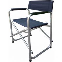 Garden Deluxe Collection - Direction de la chaise de camping en aluminium et en polyester d'Oxford Blue - Blue