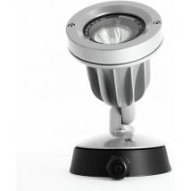 Faretto Led Giardino, Koala 1537, 50-230 V, GU10 in argento metallico Disano 43181500
