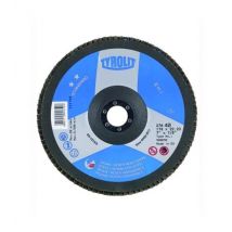 Dischi a Lamelle Tyrolit Fibra 28A Mm.115 Grana 120 Cf.10Pz