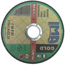 10 pz , 115 x 1,0 x 22 mm disco gold taglio marmo , pietra smerigliatrice , ima