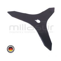 Disco para desbrozadora 3 puntas 255 mm – Acero resistente – Anova