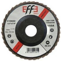 Disco a lamelle radiali corindone Effe