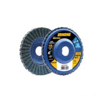Disco a lamelle radiali zirconio industrial mm 115x22,2 grana 40 (10 pezzi) Grinding