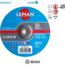 Disco de corte para metal Classic ø 230 Taladro 22,23 Espesor 3mm Plano F41