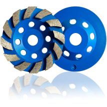 Sdlogal - Disco abrasivo de diamante muela abrasiva de diamante 125 x 20 mm, muela abrasiva de diamante universal para lijar hormigón, piedra, solera