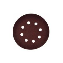 Disco abrasivo velcrato 'P64E' ø mm 125 x 0 - grana 150 Con 8 fori. pz 50