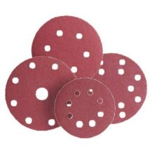Disco abrasivo velcrato 125mm P64E – Grana 120 – Confezione da 50 pezzi – Flexovit