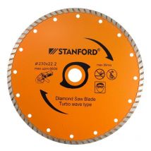 Stanford - disco acero diamantado 230x2.6 c/continuo , Disco diamantado de banda continua Tamaño: 230x2,6mm Indicado para Porcelanato,