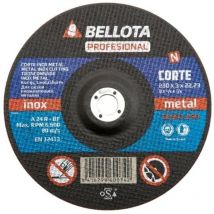 Bellota - Disco 50301 para corte de metal inoxidable 180x22,3x3,0 mm
