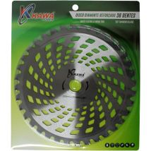 Kawapower - Disco Cuchilla De Widia Con 36 Puntas Para Desbrozadora