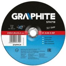 Disco da taglio per metalli 230mm – Spessore ridotto – GRAPHITE
