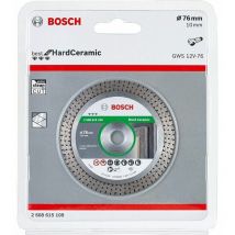 Bosch Professional - Disco de corte de diamante ideal para cerámica (para cerámica, ø 76 mm, diámetro interior: 10 mm, accesorios para amoladoras